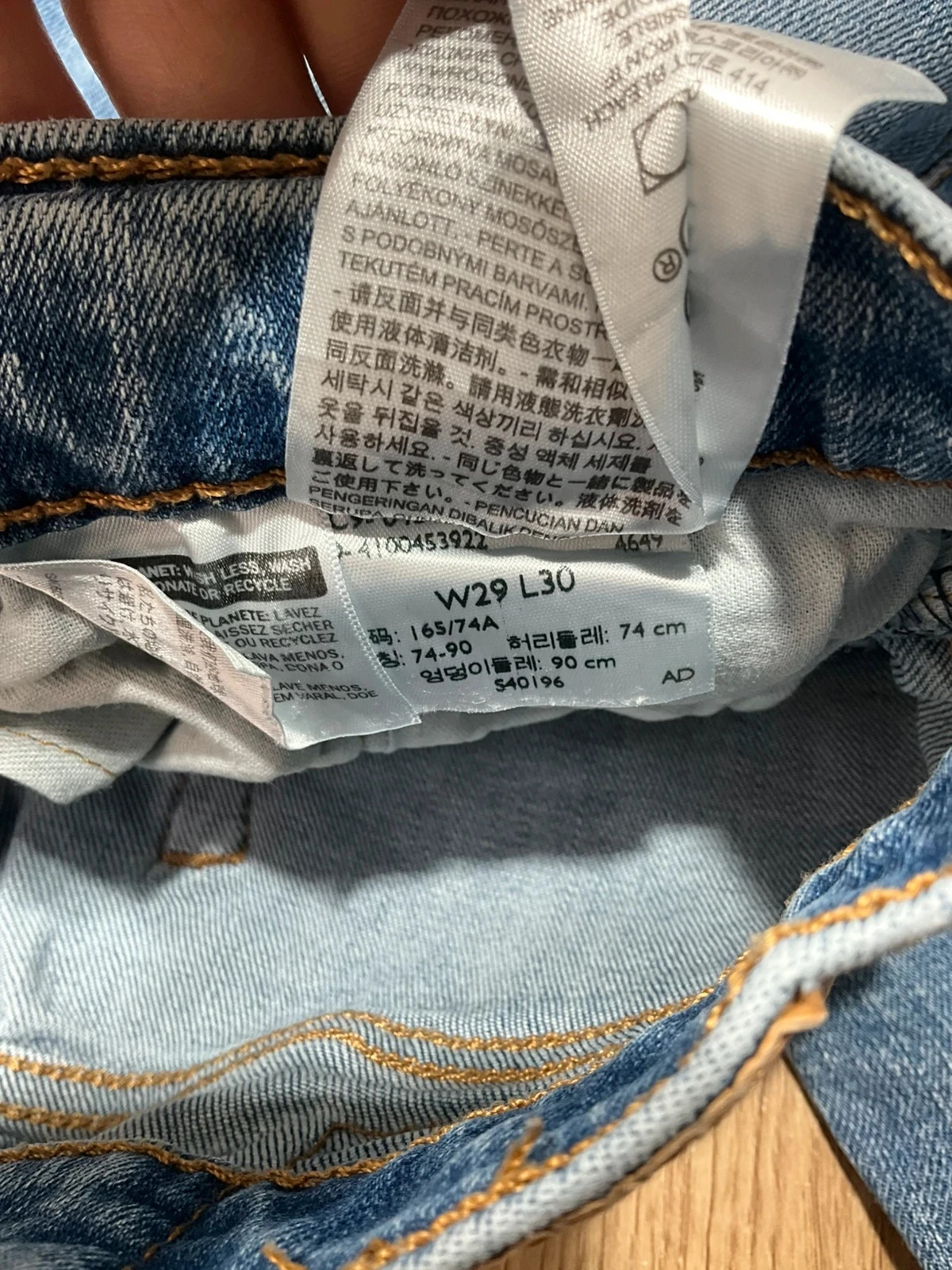 Jean Levi's Coupe Slim Homme W29 L30 Vintage Bleu Délavé Lvh 250 – photo 13